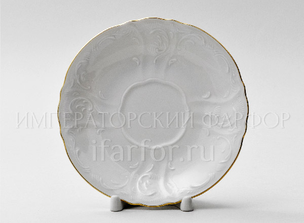 Saucer tea Bernadotte White Pattern Bernadotte