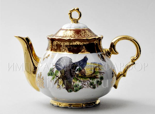 Teapot brewing Hunting Red Crown