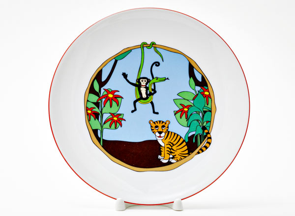 Тарелка мелкая Джунгли