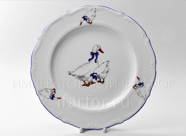 Блюдо круглое Гуси Repast