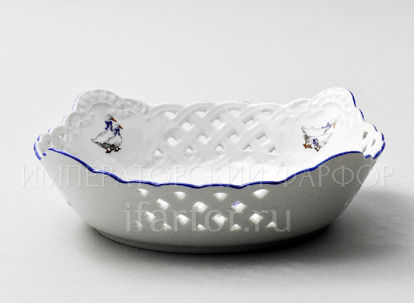 Фруктовница квадратная Гуси DUBI