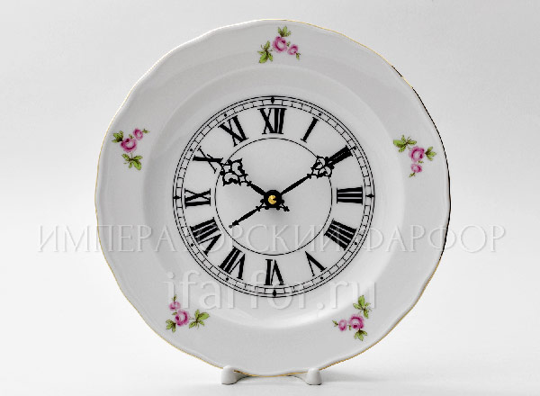 Wall clock quartz Flower motif DUBI