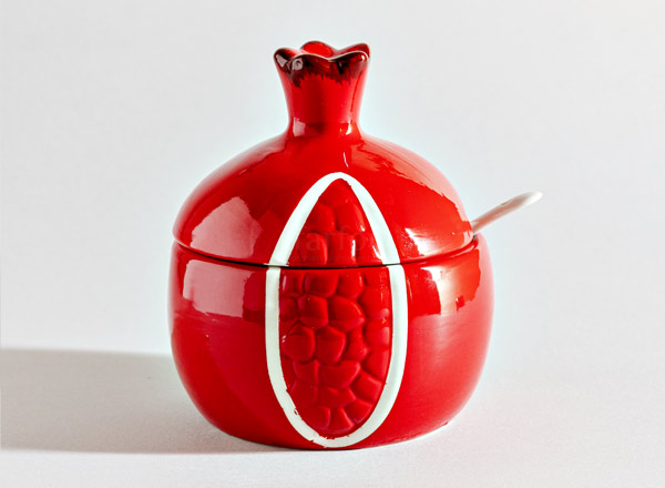 Jar for bulk products with a spoon Pomegranate Repast
