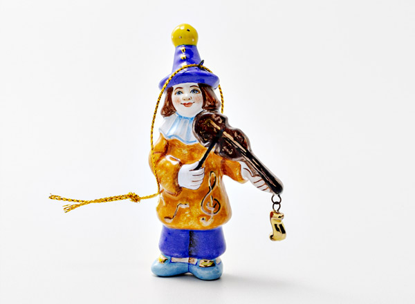 Елочная игрушка Золотой ключик. Пьеро с ноткой