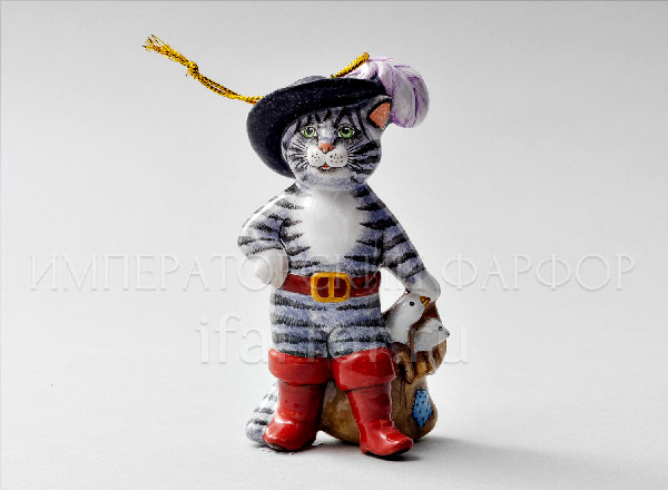 Christmas tree toy Puss in Boots