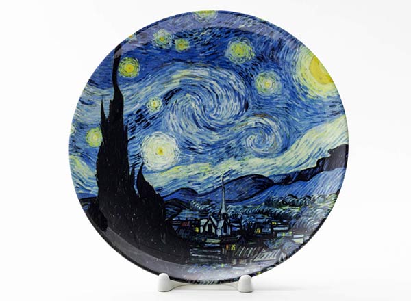 Декоративная тарелка Винсент Ван Гог Звездная ночь