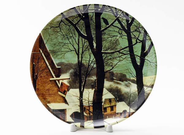 Decorative plate Bruegel Pieter the Elder Hunters in the snow 1