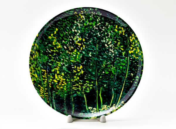 Decorative plate Vincent van Gogh A path in the forest