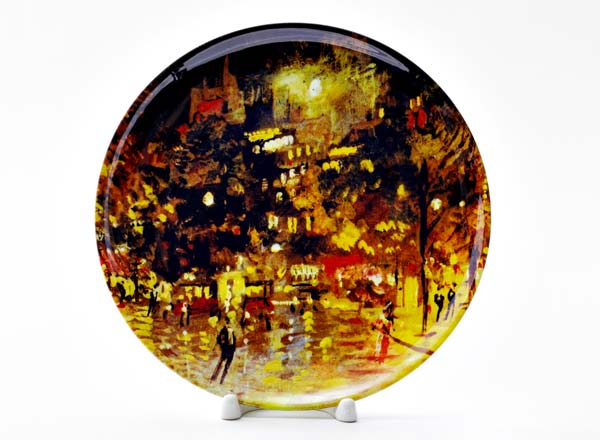 Decorative plate Korovin Konstantin Alekseevich Night Paris