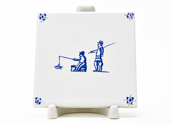 Tile Dutch. Fishermen 