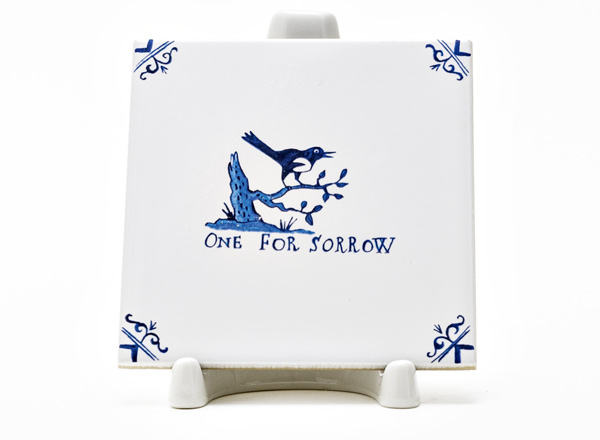 Tile Dutch. Magpie 