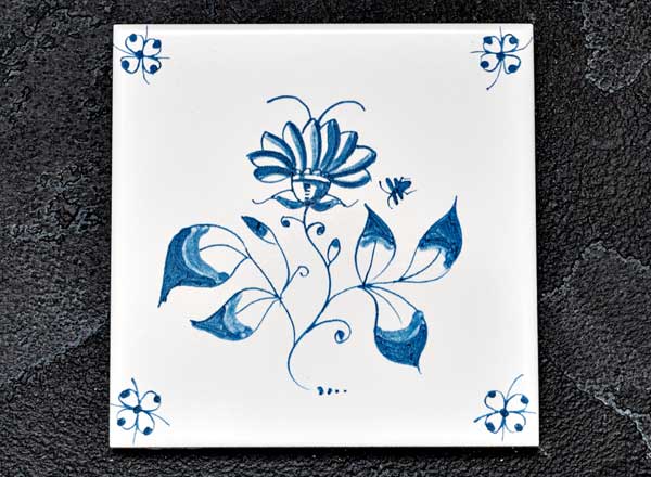 Tile rnDutch. Flower 3 