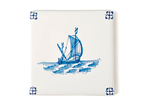 Tile Dutch. Sailing ship 5 