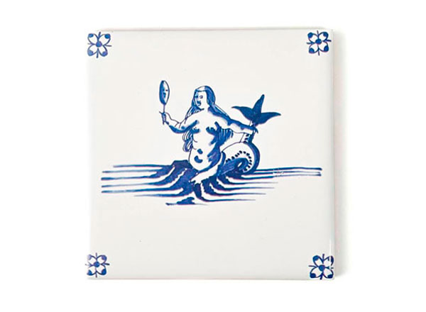 Tile Dutch. Mermaid 3 