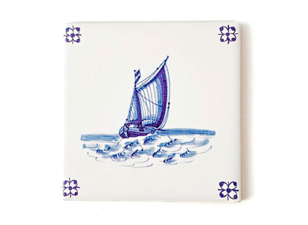Tile Dutch. Sailboat 9 