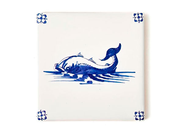 Tile Dutch. Fish 6 