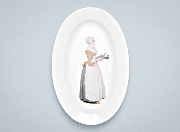 Dish/ platter oval Chocolate STOPPARD Standard