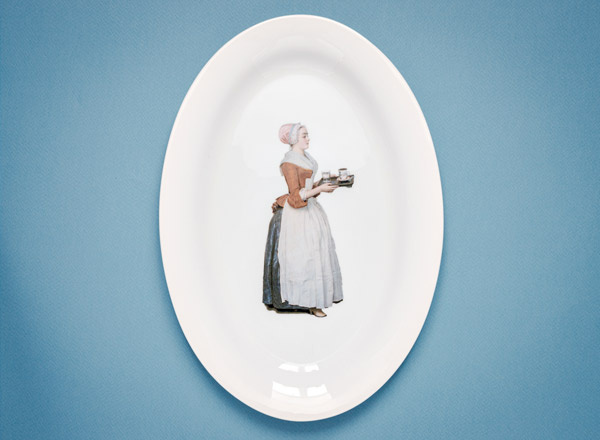 Блюдо овальное Шоколадница STOPPARD Стандарт