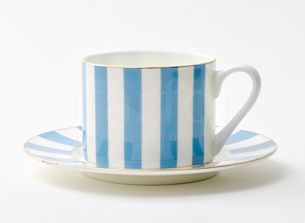 Cup and saucer tea Alice azure 2 Prima