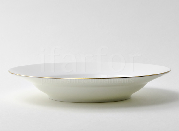 Тарелка глубокая Золотая лента