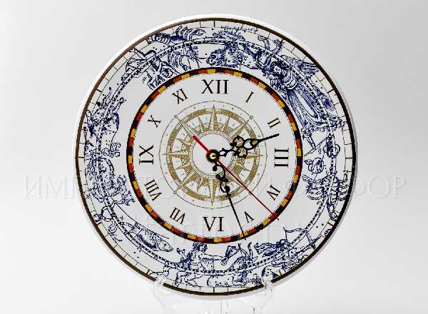 Clock Signs of the zodiac Round