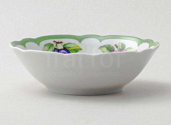 Salad bowl round Summer garden Rose