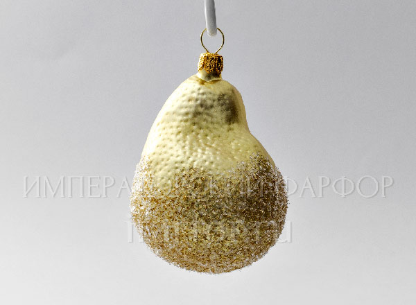 Елочная игрушка Ягоды и фрукты. Груша mini
