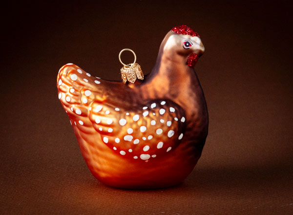 Christmas tree toy Hen