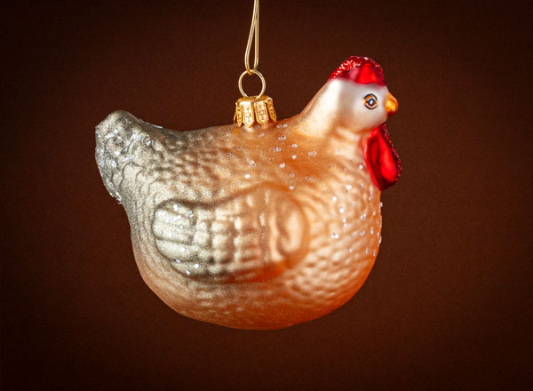 Christmas tree toy Hen