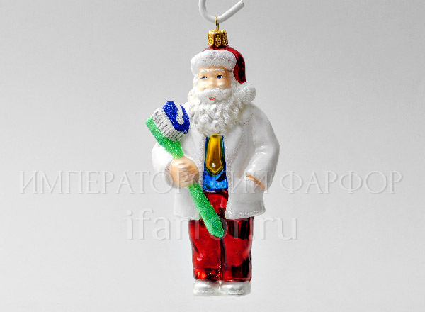 Christmas tree toy Santa Claus Dentist