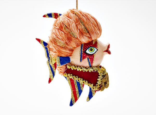 Christmas tree toy Bowie fish