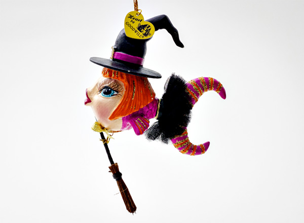 Christmas tree toy Witch Fish