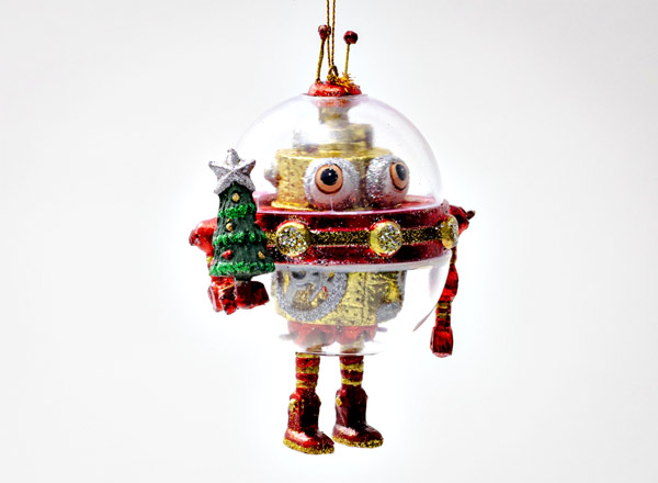 Christmas tree toy Christmas robot with a tree 2