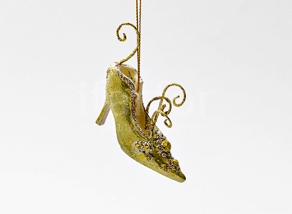 Christmas tree toy Fairy shoe golden