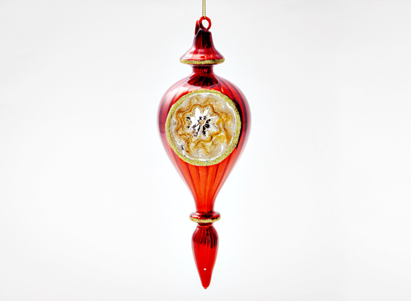 Christmas tree toy Spindle reflector red 1