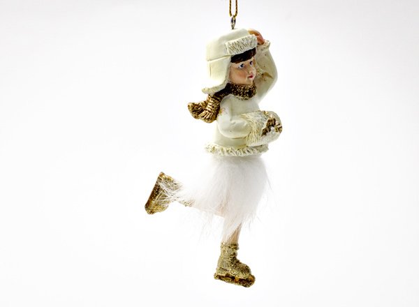 Christmas tree toy Girl on ice skates 3