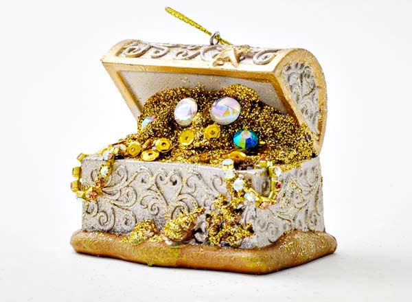 Christmas tree toy Treasure chest