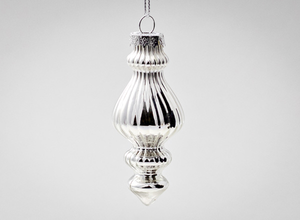 Christmas tree toy The spindle 1 Silver