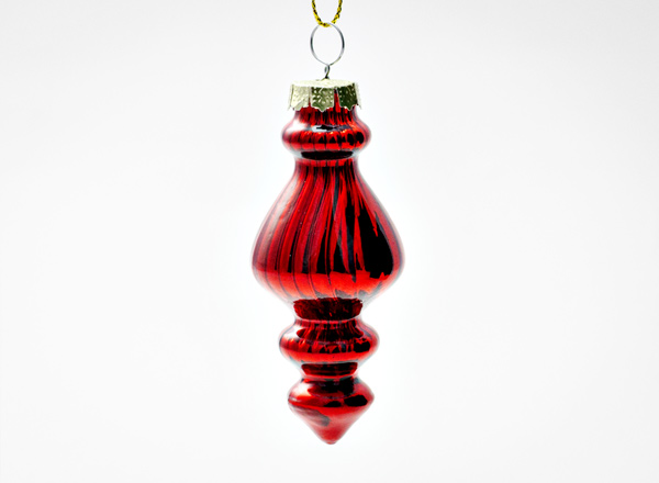 Christmas tree toy The spindle 1 Red