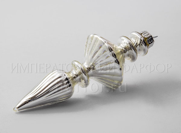 Елочная игрушка Веретено ребристое