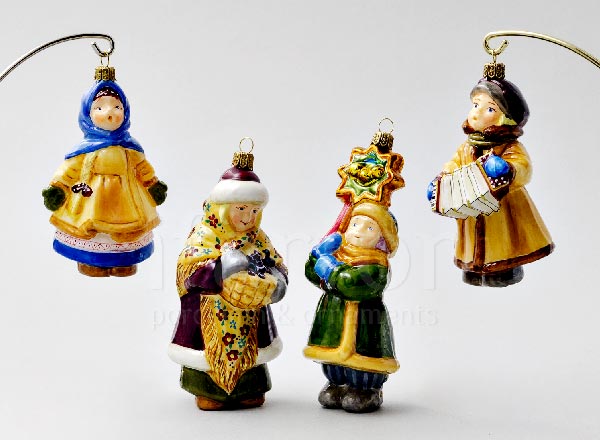 Набор елочных игрушек в подарочной коробке Святки