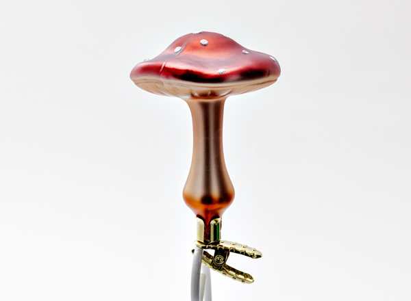 Christmas tree toy Mushrooms. Forest mushroom