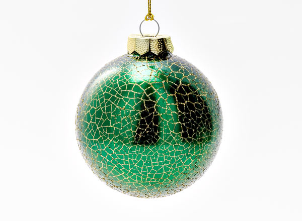 Christmas tree toy Christmas ball Brilliant Nightfall green