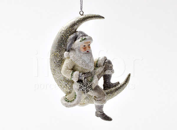 Christmas tree toy Santa Claus on the moon 1