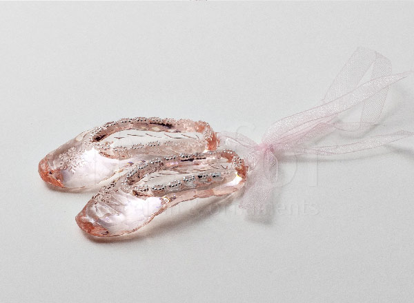 Елочная игрушка Розовые балетки 2