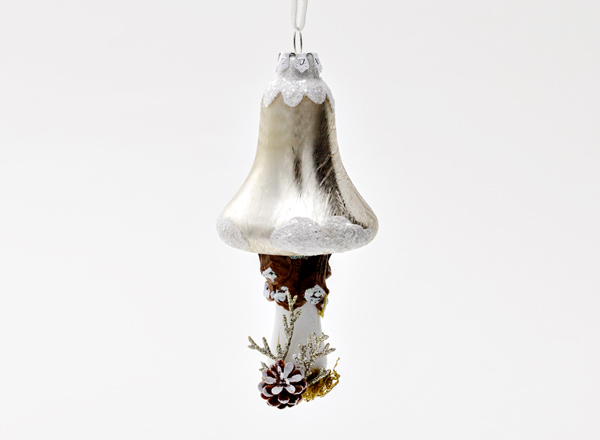 Christmas tree toy Mushroom with pine cone 1