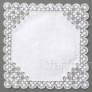 Крестецкая строчка Салфетка Белая 20*20