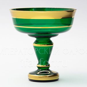 Ваза для конфет Зеленый Star Crystal 160 мм.
