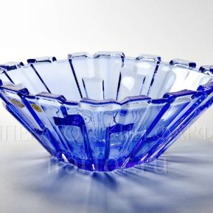 Ваза для фруктов Синий BOHEMIA TREASURY