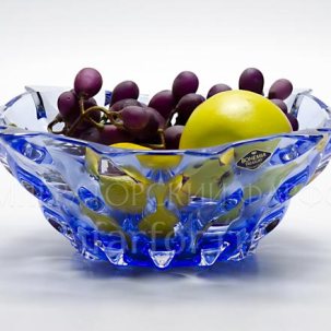 Ваза для фруктов Синий SAMBA BOHEMIA TREASURY